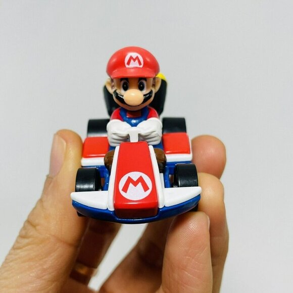 Nintendo Mattel Mario Mariokart Kart Toy Figure Die Cast Racing Car Vehicle Red - Picture 1 of 10